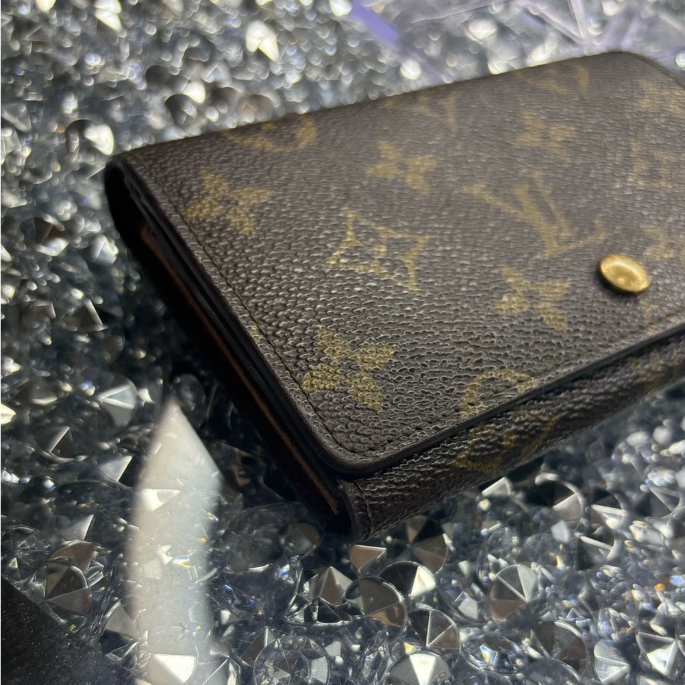 Louis Vuitton Monogram Porte Monnaie Tresor Wallet EUC - Picture 12 of 12